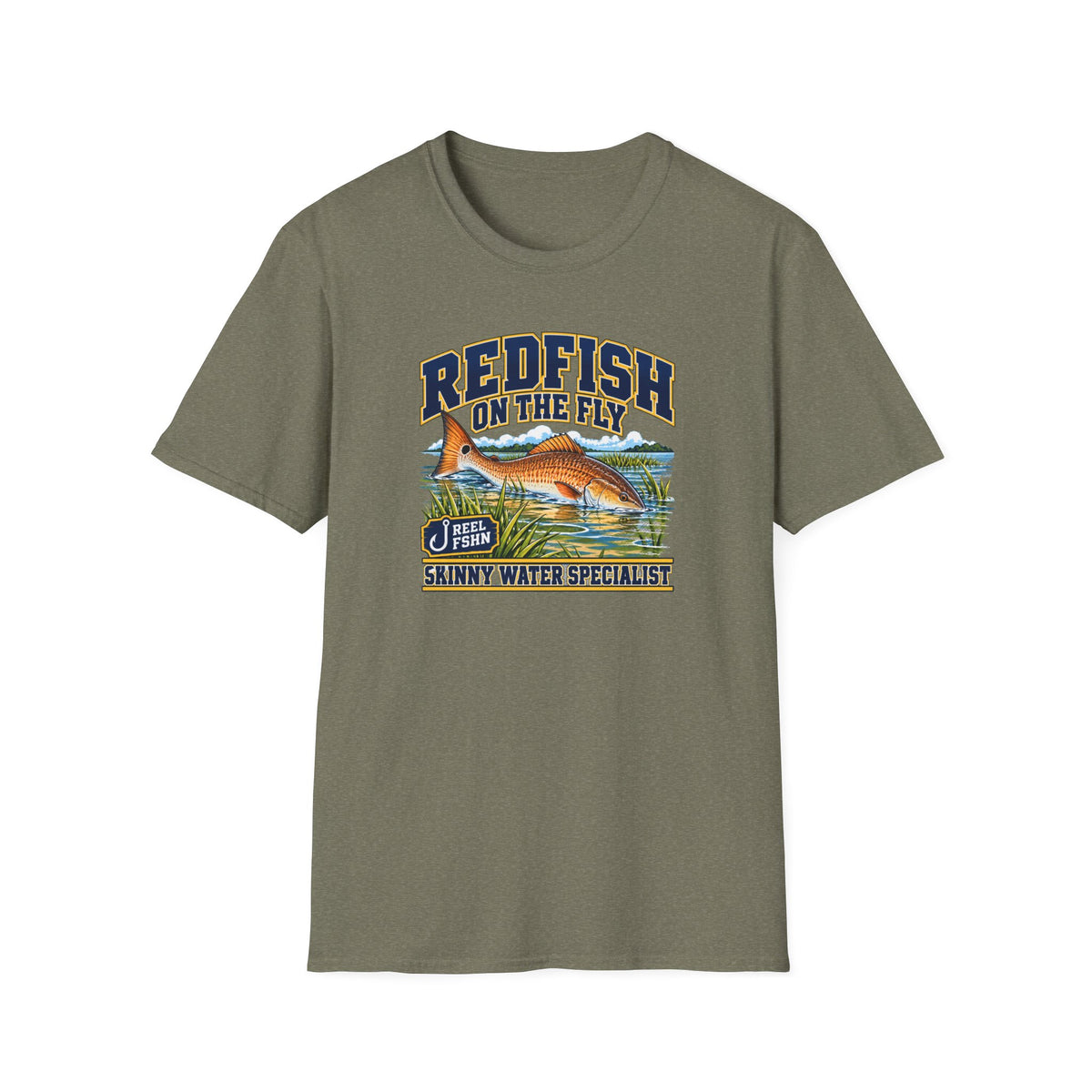Redfish on the Fly T-Shirt