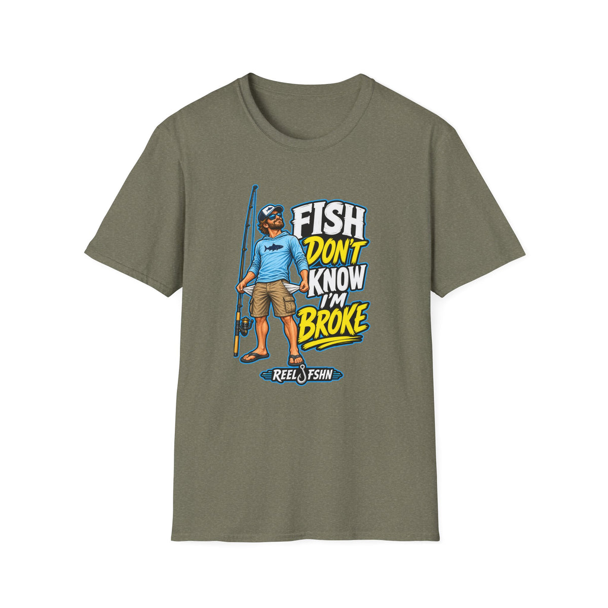 Fish Don't Know I'm Broke T-Shirt
