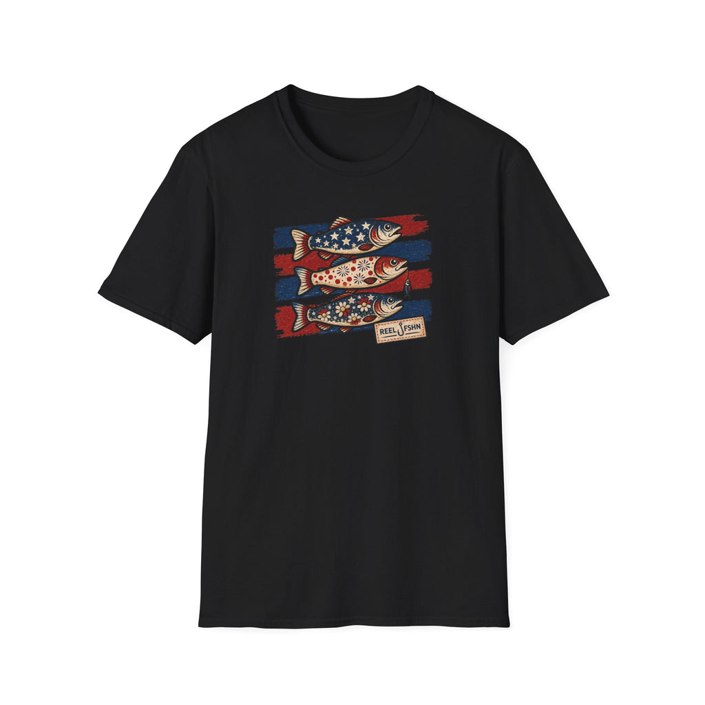 Flowery Fish & Stars T-Shirt