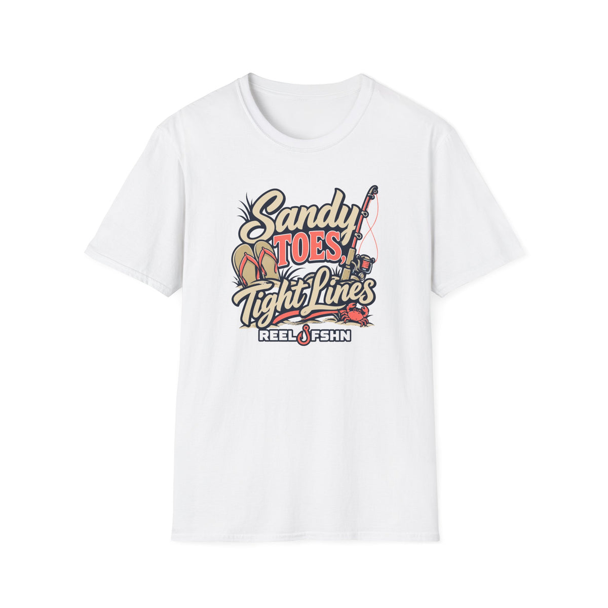 Sandy Toes Tight Lines T-Shirt
