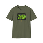 Weekend Forecast Fishing All Day T-Shirt