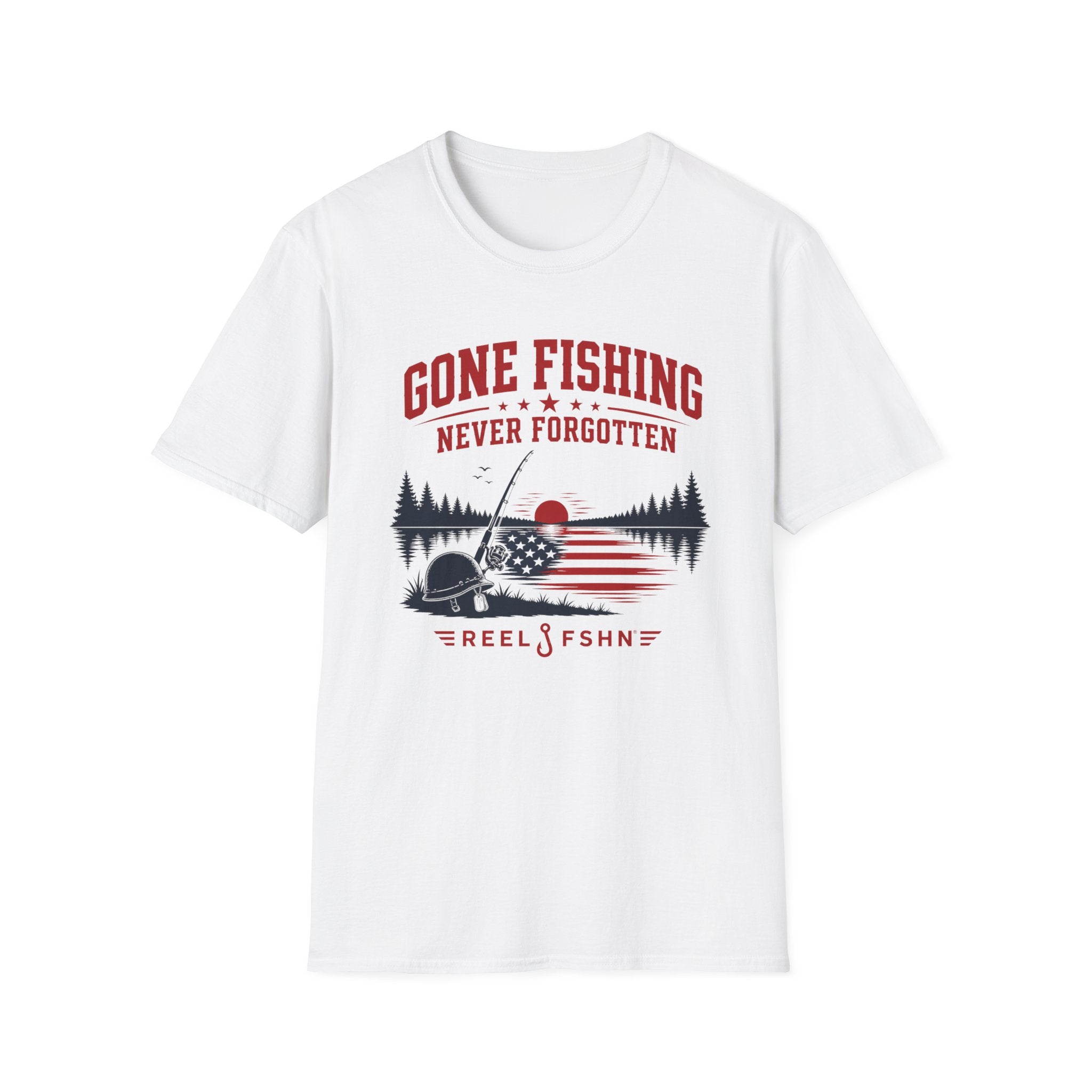 Gone Fishing Never Forgotten T-Shirt