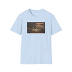 American Flag With Bass and Marlin T-Shirt