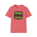 Weekend Forecast: Fishing with No Chance Of Housework T-Shirt
