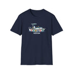 Fish On Tropical Boat T-Shirt