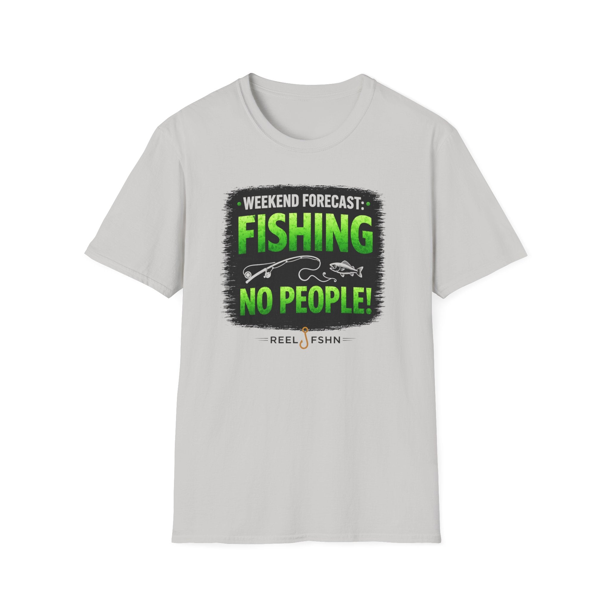 Weekend Forecast: Fishing, No People T-Shirt