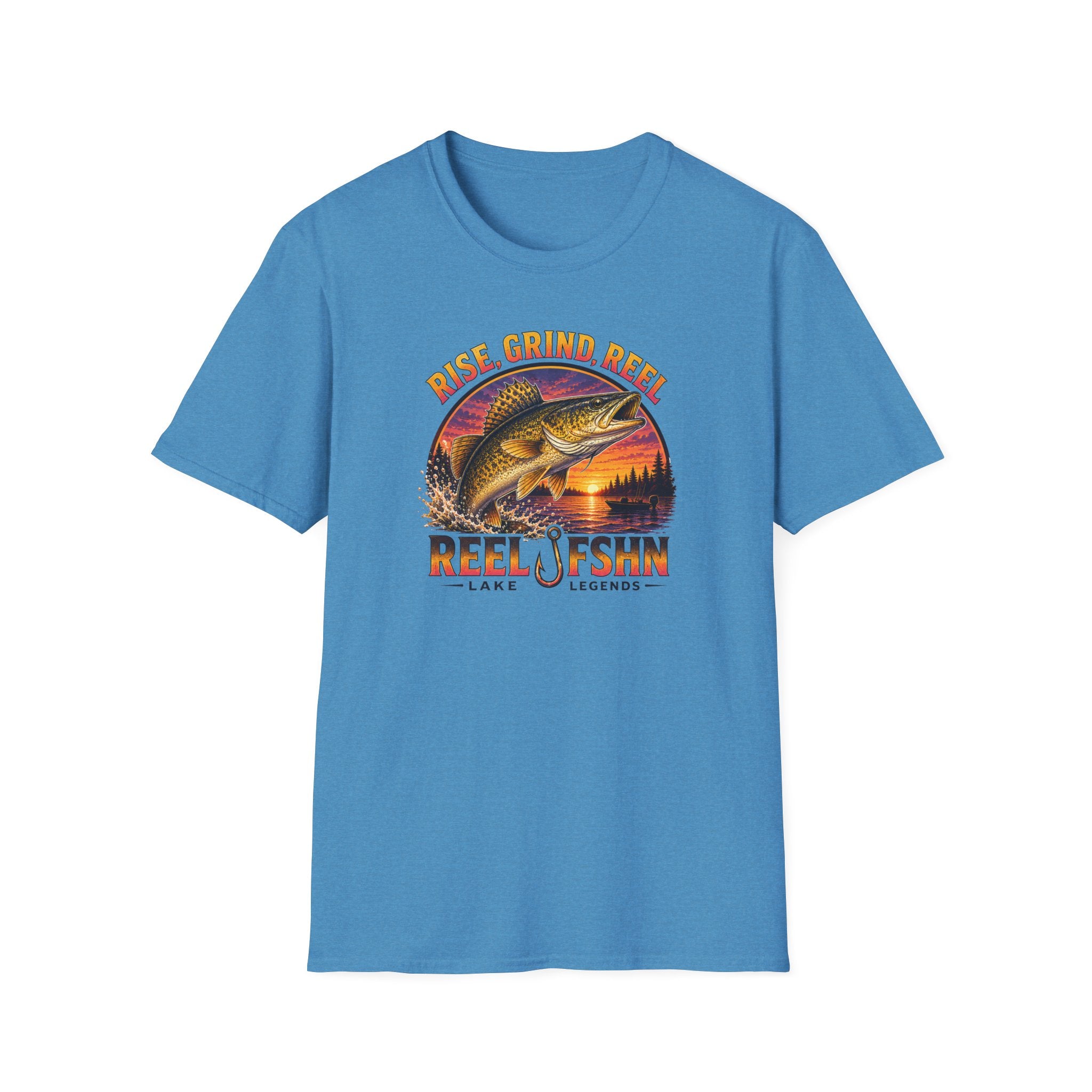 Rise, Grind, REEL T-Shirt