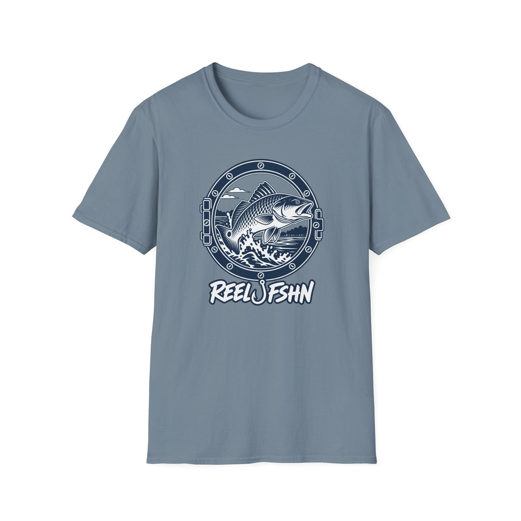 Porthole with Redfish T-Shirt
