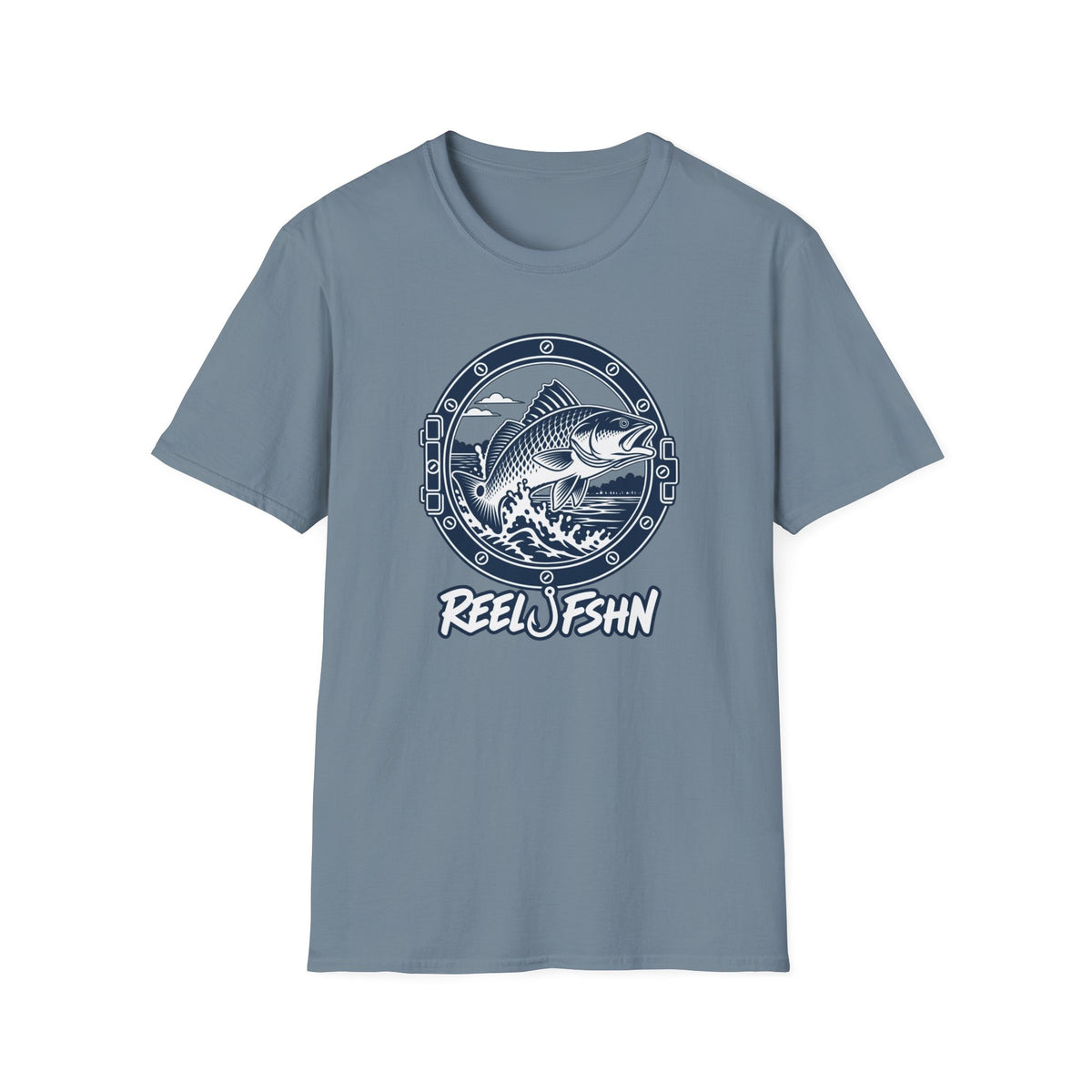 Porthole with Redfish T-Shirt