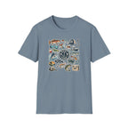 Tackle Box Sticker Sheet T-Shirt