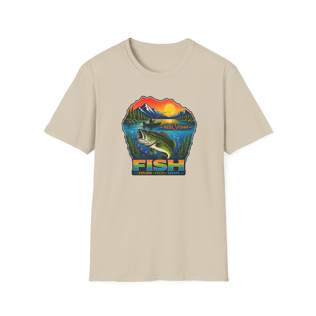 Fish Explore Focus Escape  T-Shirt