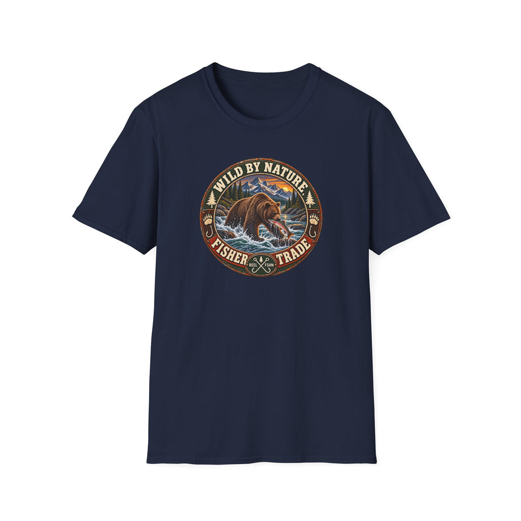 Wild By Nature. Fisher Trade. T-Shirt