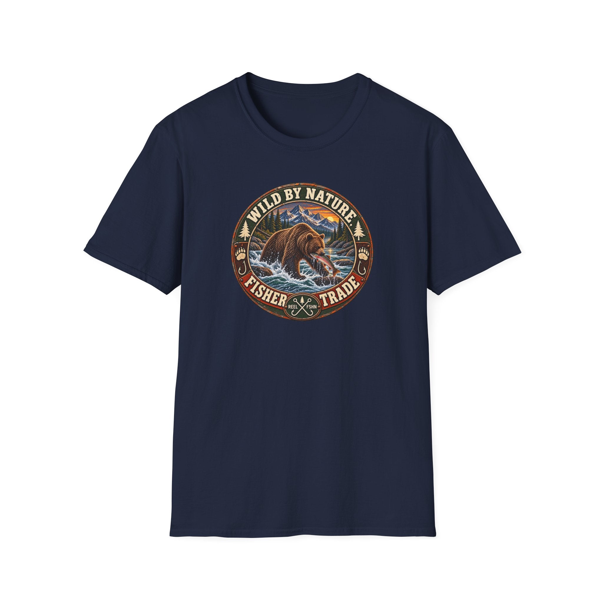 Wild By Nature. Fisher Trade. T-Shirt