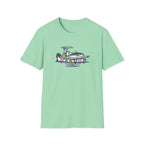 Fish On Tropical Boat T-Shirt