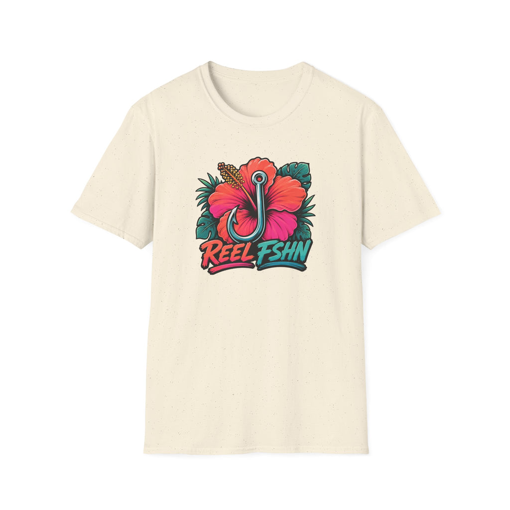Hibiscus Hook Badge T-Shirt