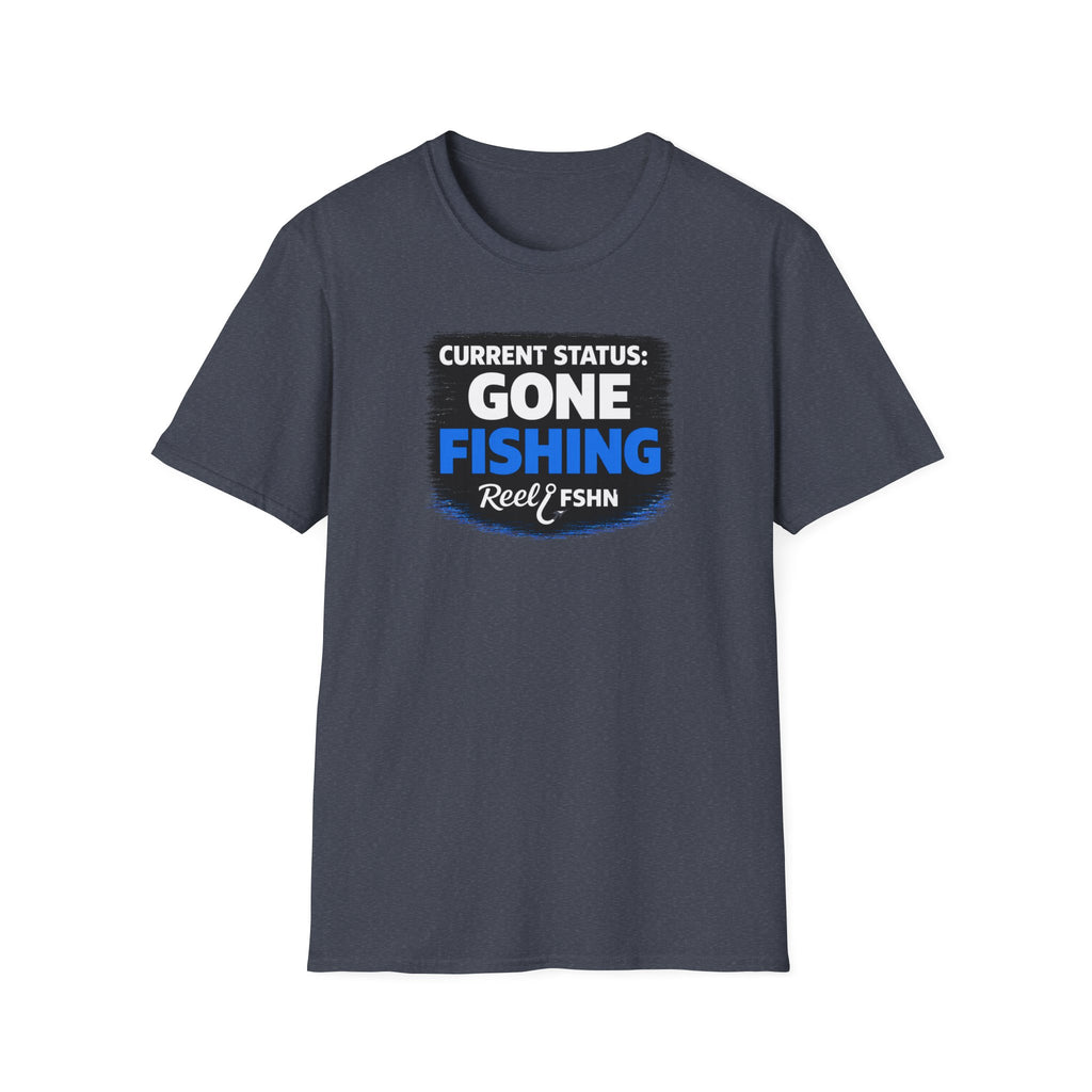 Current Status Gone Fishing T-Shirt