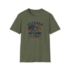 Veteran I Fish I Serve I Sacrifice I Am Proud T-Shirt