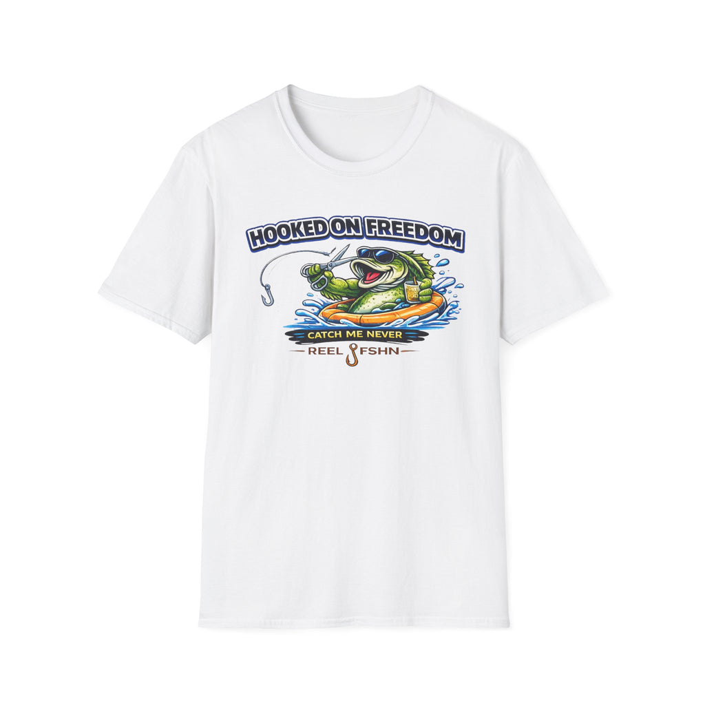 Hooked On Freedom Catch Me Never T-Shirt