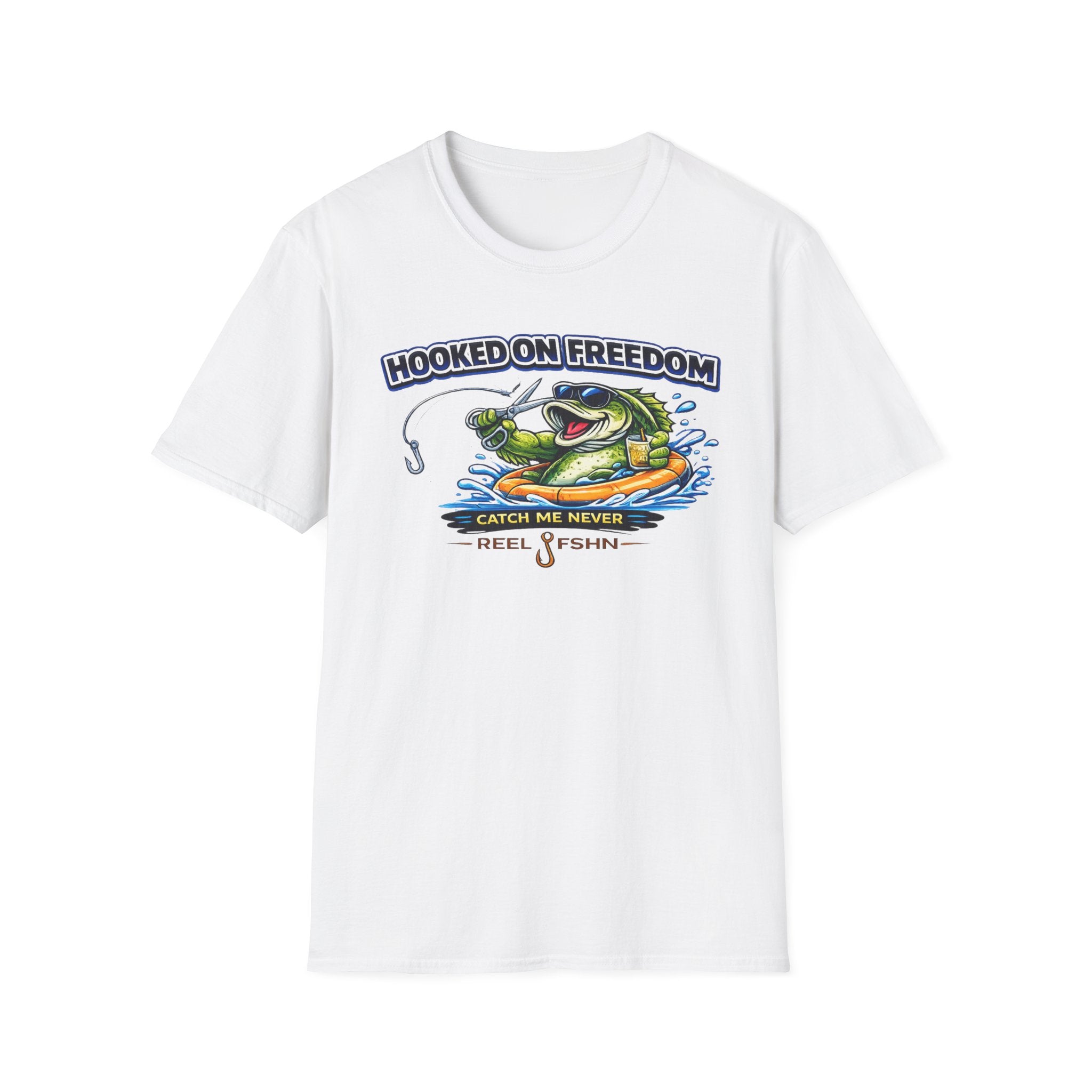 Hooked On Freedom Catch Me Never T-Shirt