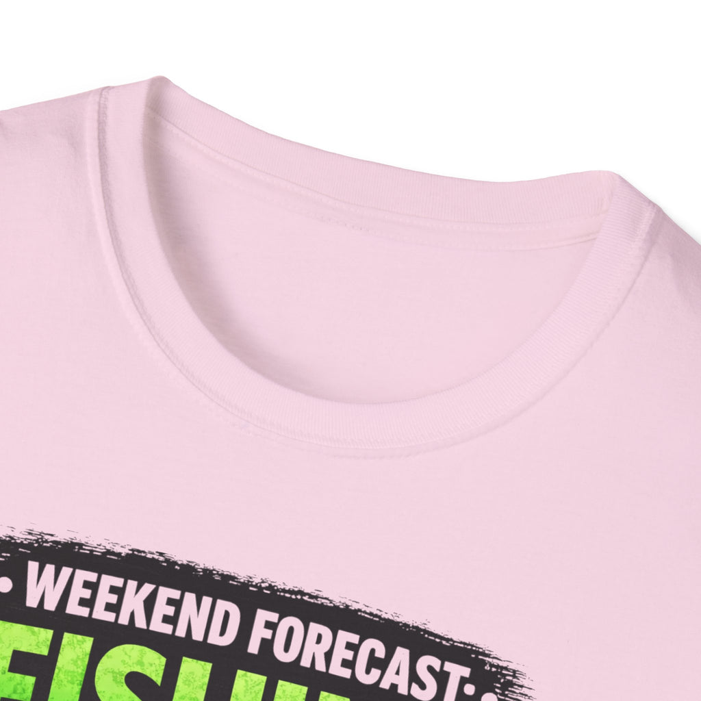 Weekend Forecast: Fishing with No Chance Of Housework T-Shirt