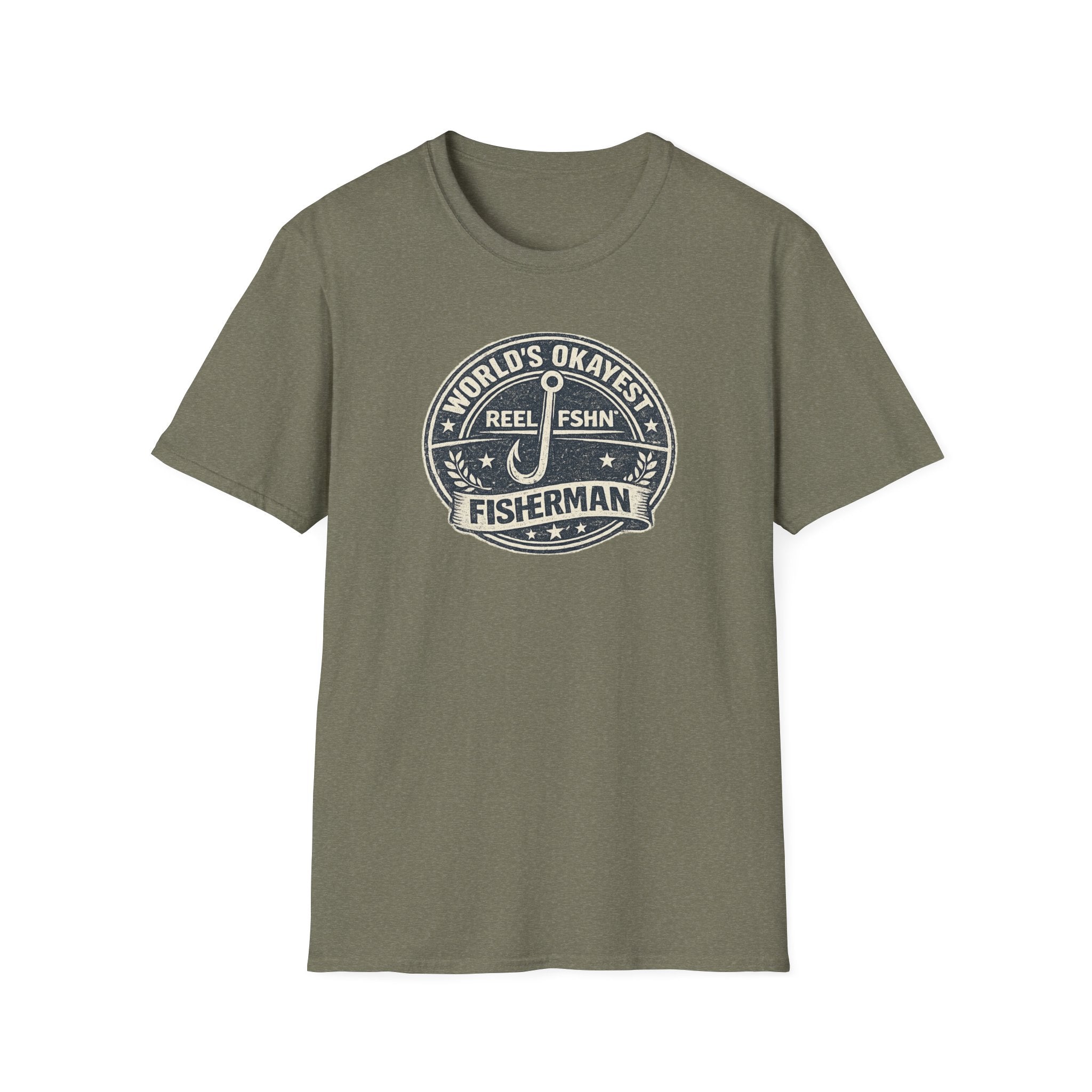 World's Okayest Fisherman T-Shirt
