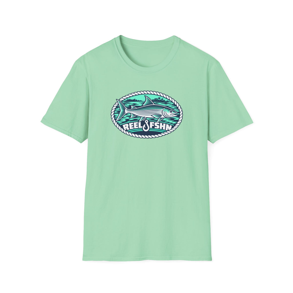 Bonefish Navy & Seafoam T-Shirt