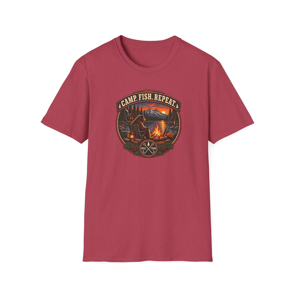 Camp Fish Repeat T-Shirt