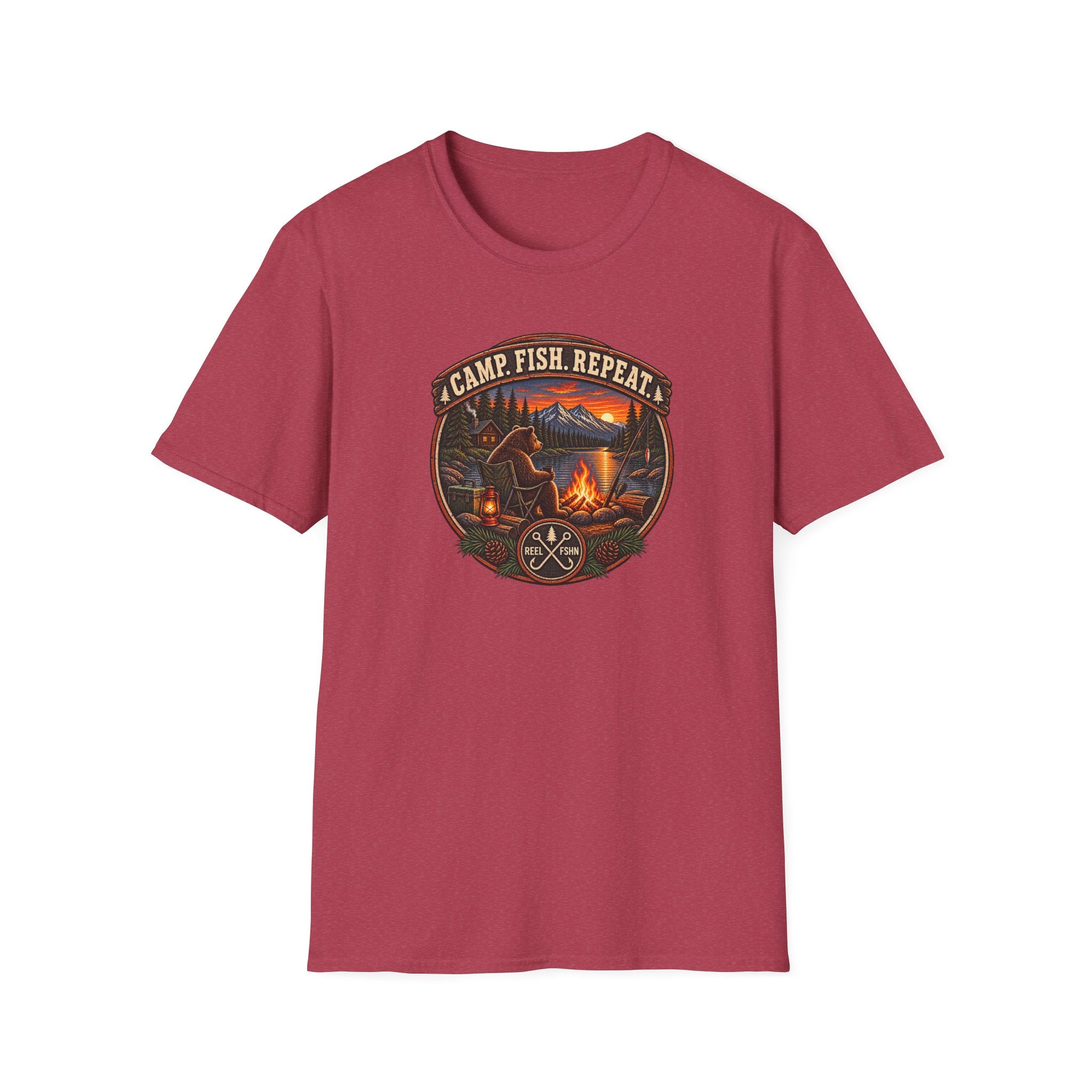 Camp Fish Repeat T-Shirt