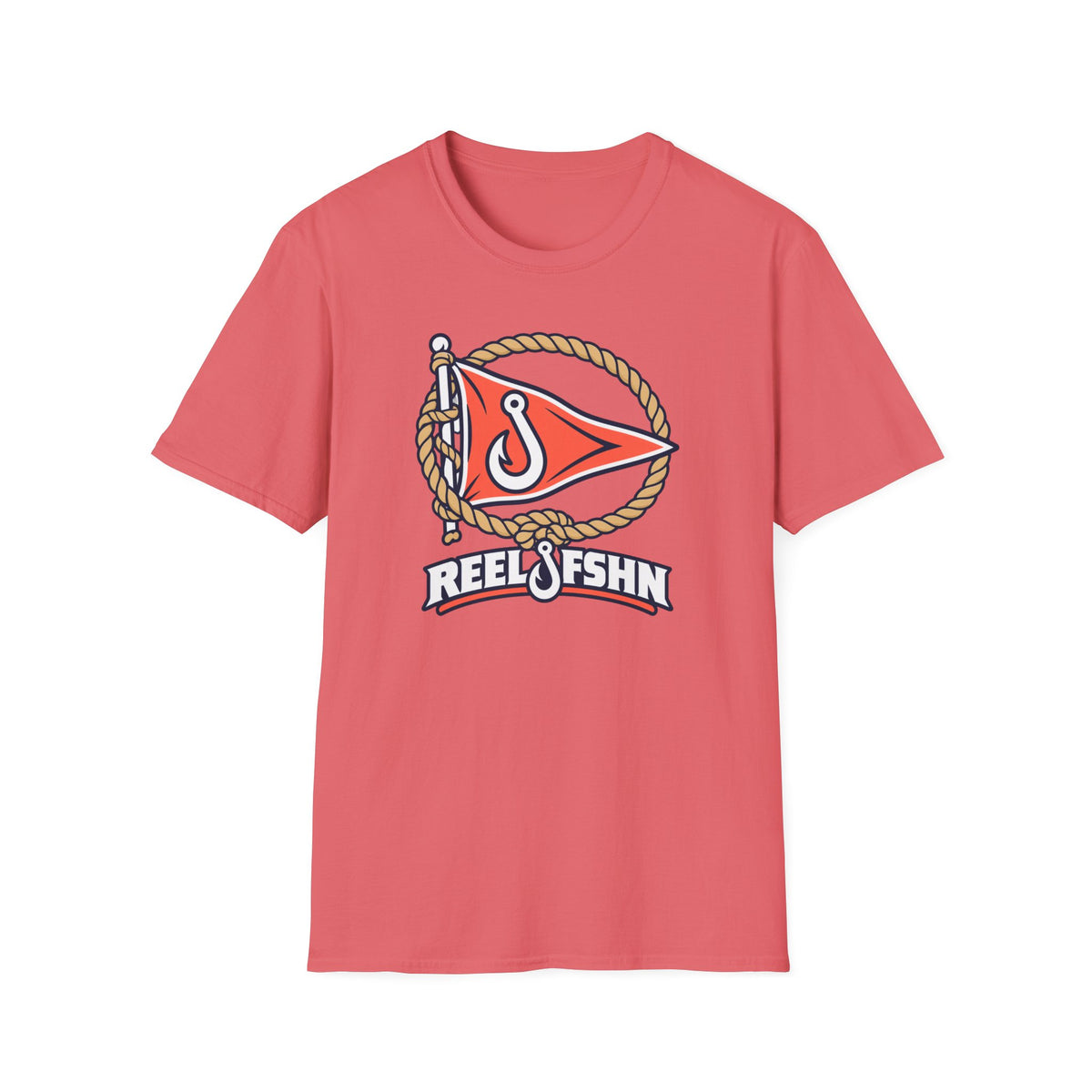 Coral Pennant Flag T-Shirt