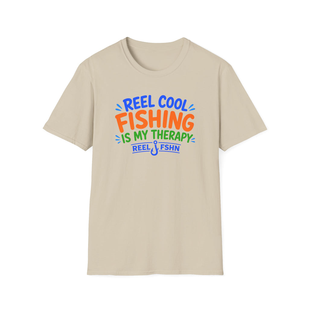 Reel Cool Fishing Is My Therapy  T-Shirt