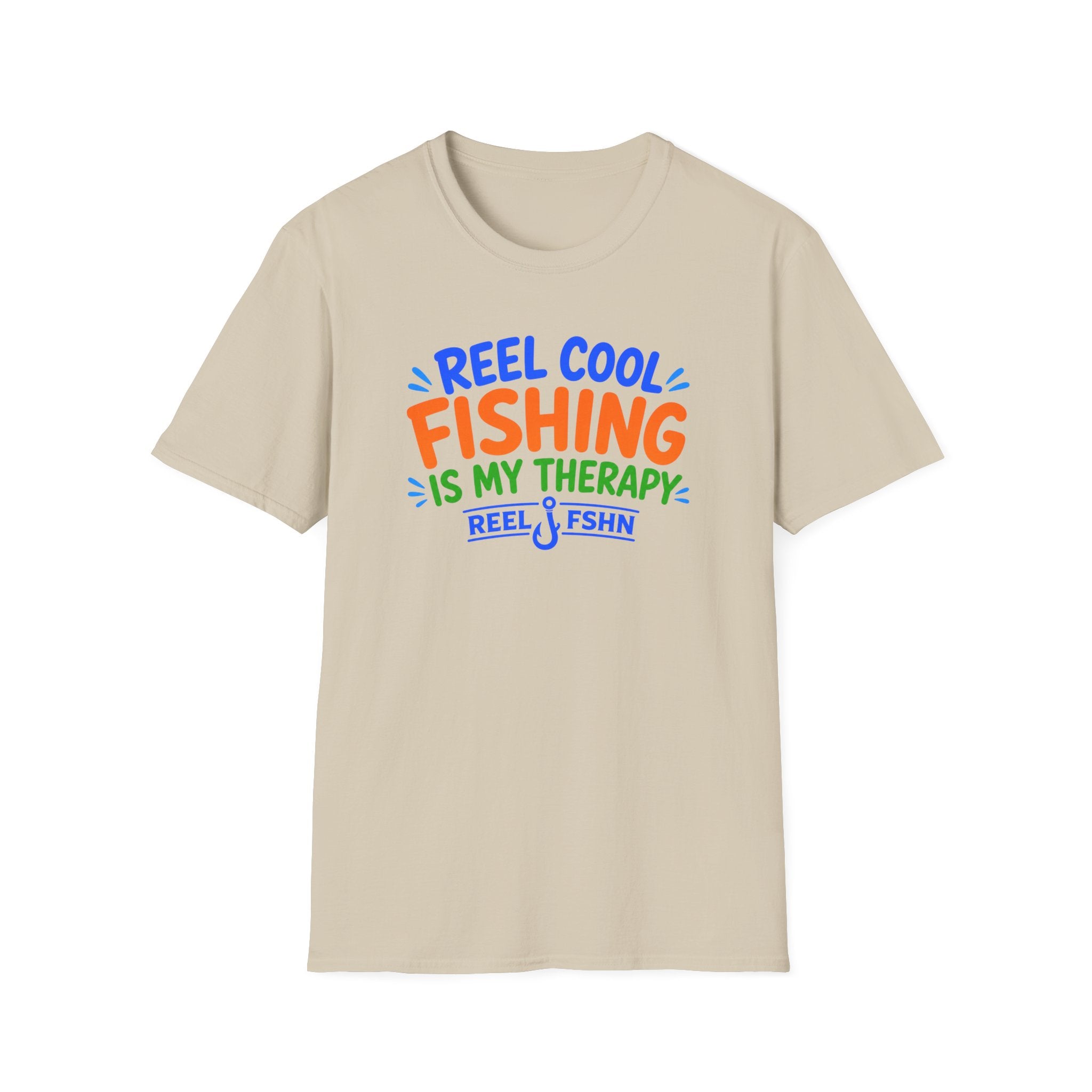 Reel Cool Fishing Is My Therapy  T-Shirt