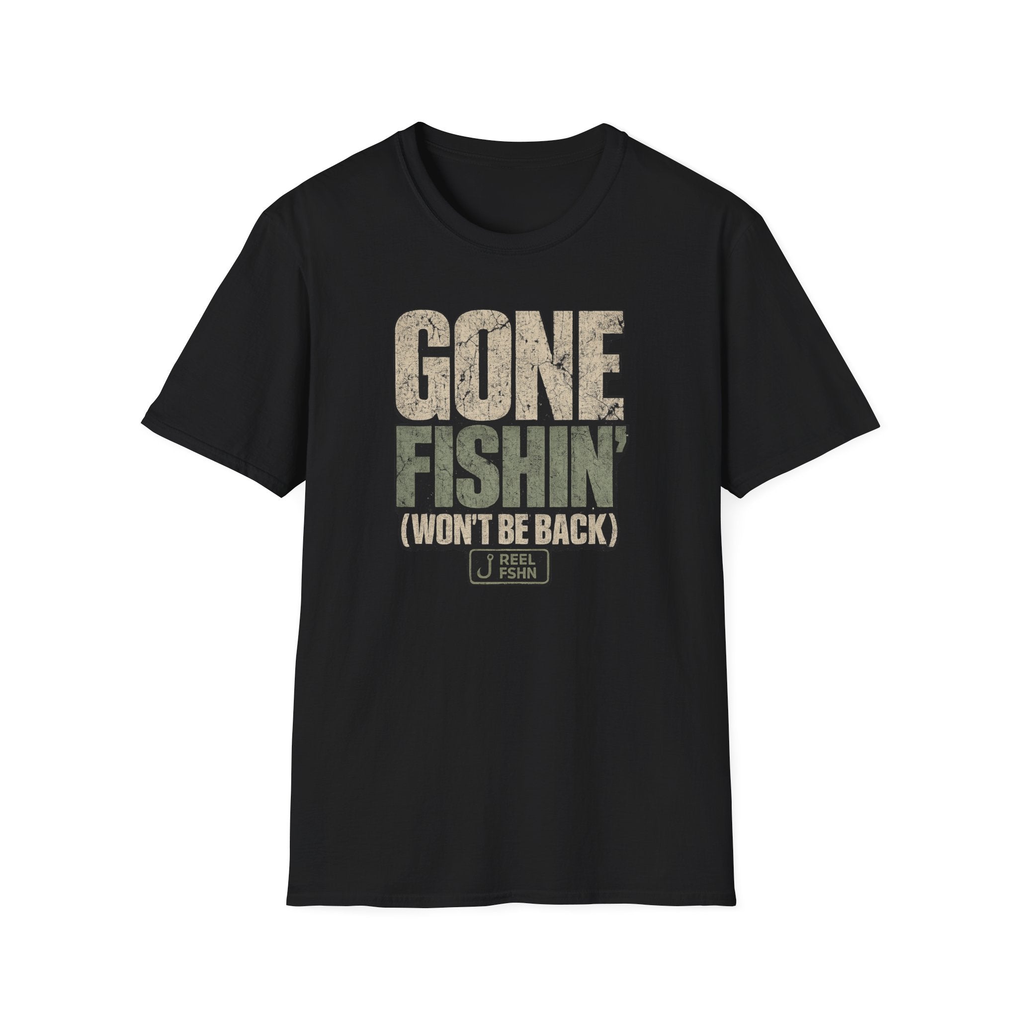 Gone Fishin Won't Be Back T-Shirt