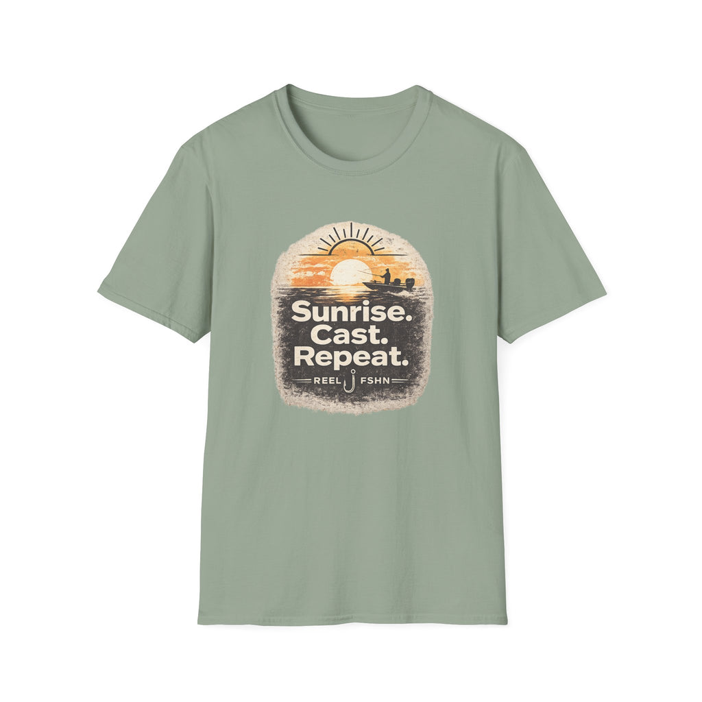 Sunrise. Cast. Repeat. T-Shirt