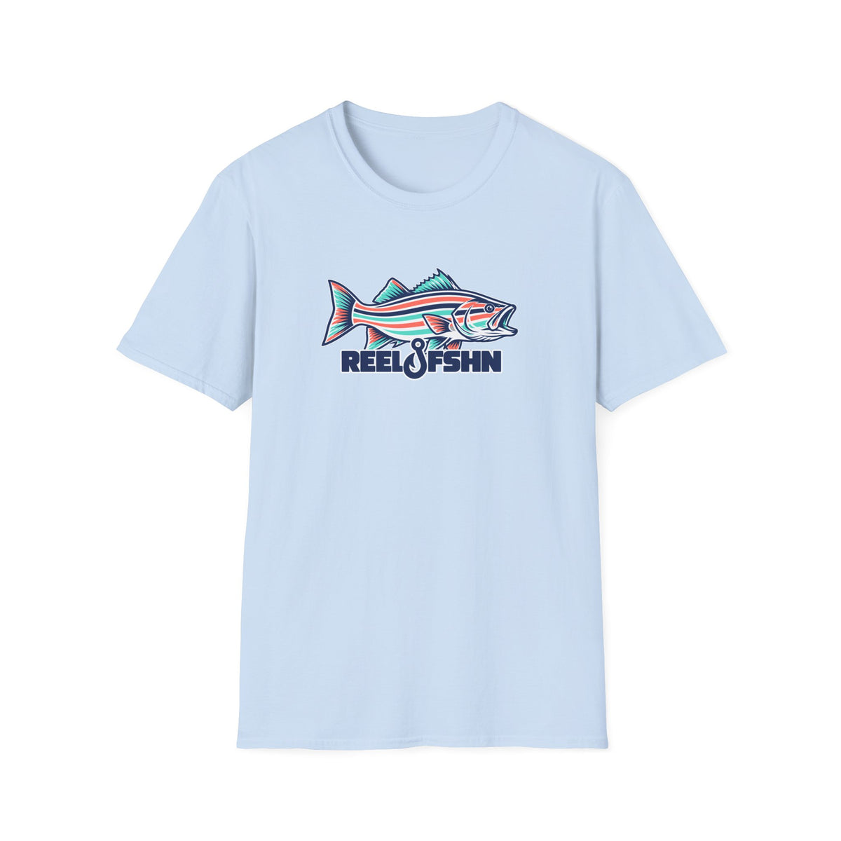 Striped Seafoam Bass T-Shirt