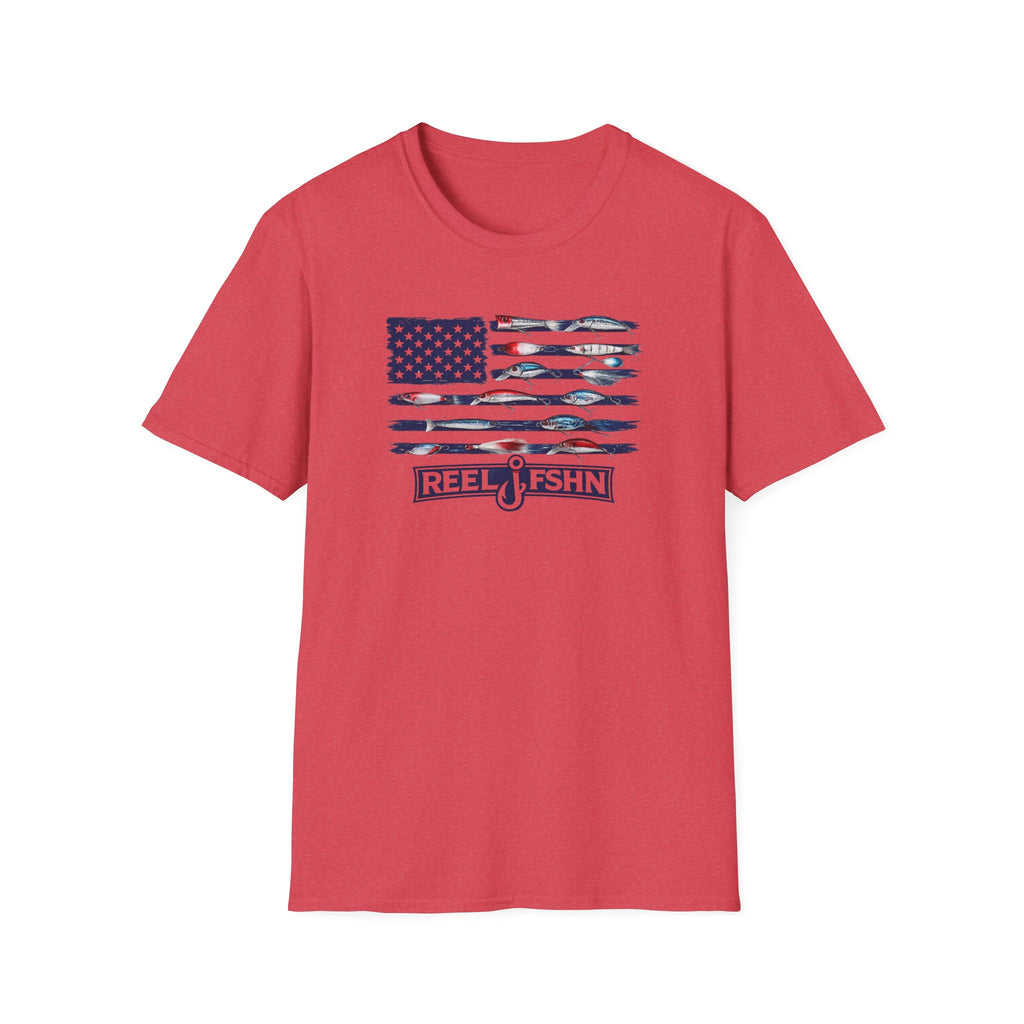 American Flag Lures T-Shirt