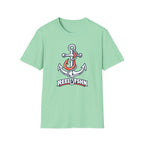 Coral & White Anchor T-Shirt