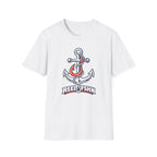 Coral & White Anchor T-Shirt