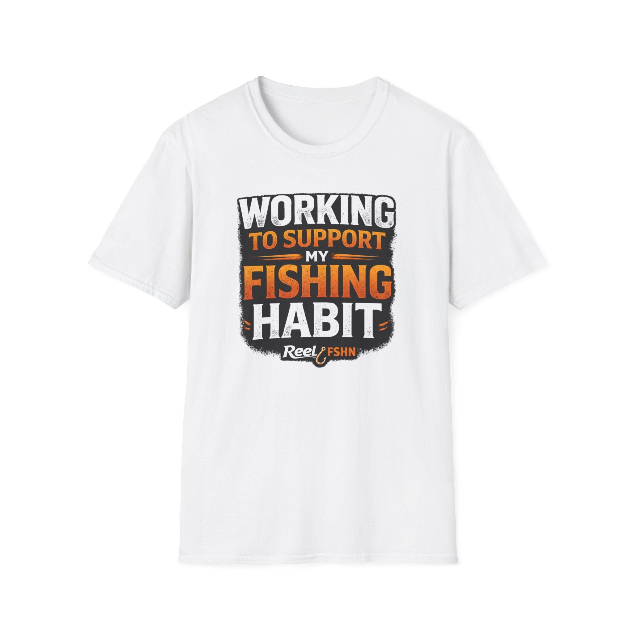 Working To Support My Fishing Habit T-Shirt