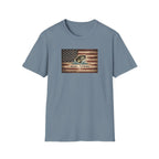American Flag With Bass T-Shirt