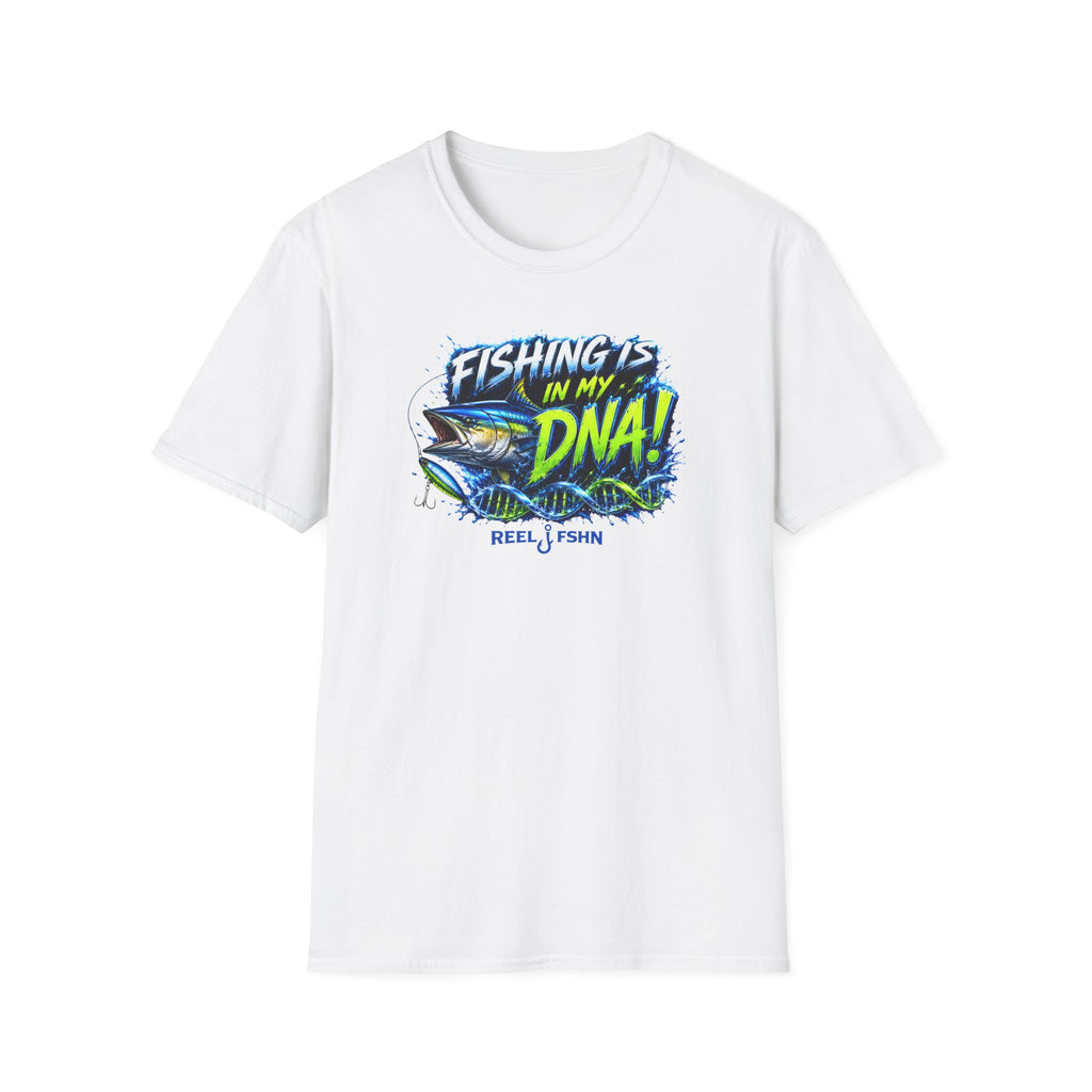 Fishing Is In My DNA with Yellowfin Tuna T-Shirt