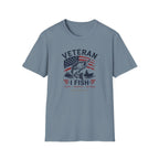 Veteran I Fish I Serve I Sacrifice I Am Proud T-Shirt