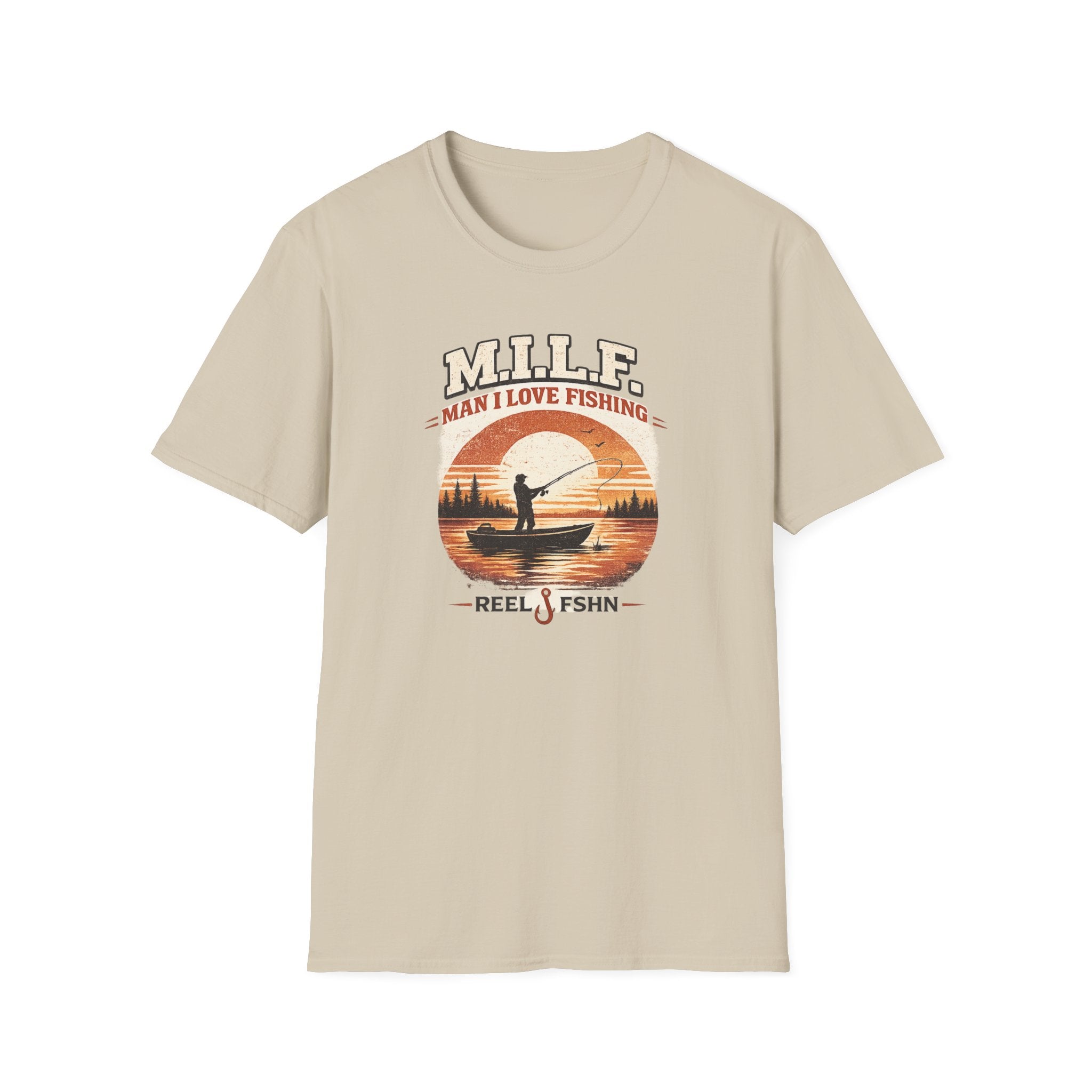 M. I. L. F. Man I Love Fishing T-Shirt