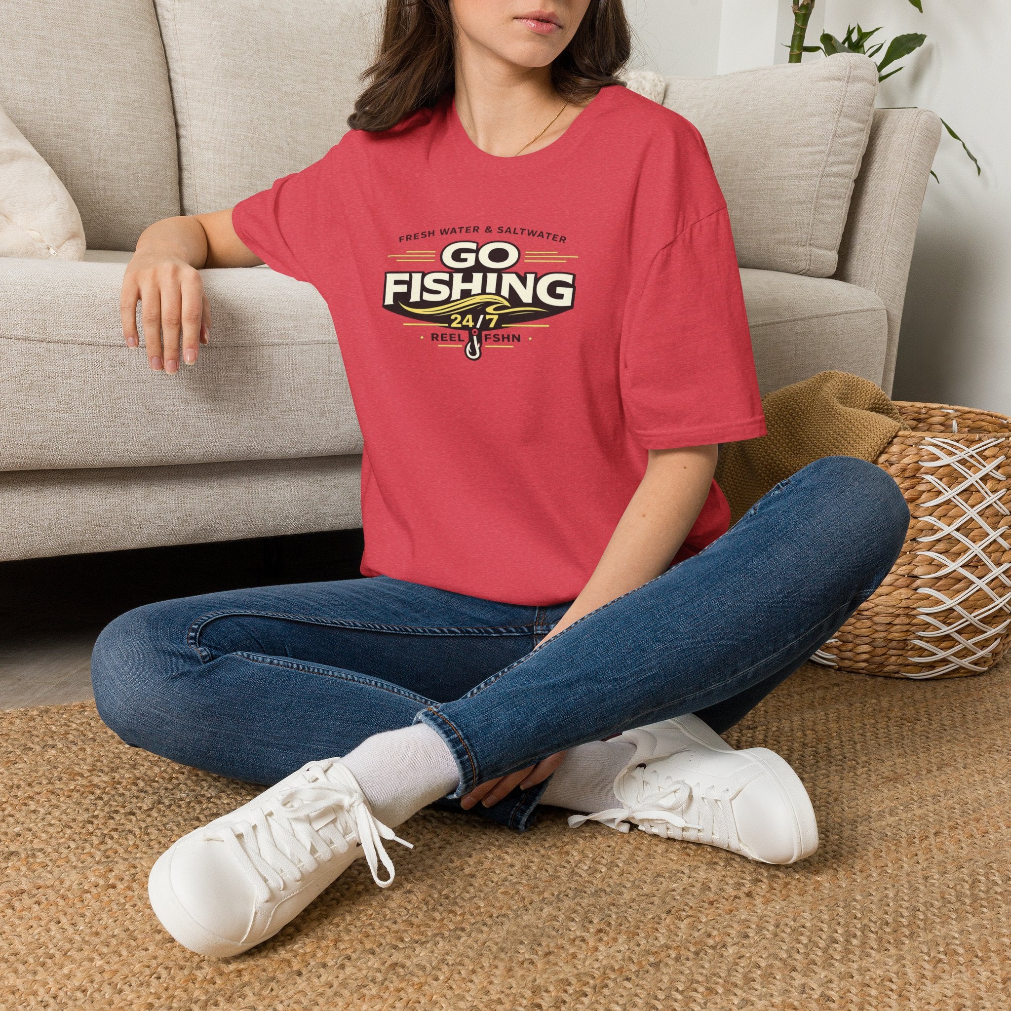 Fresh Water Salt Water Go Fishing T-Shirt