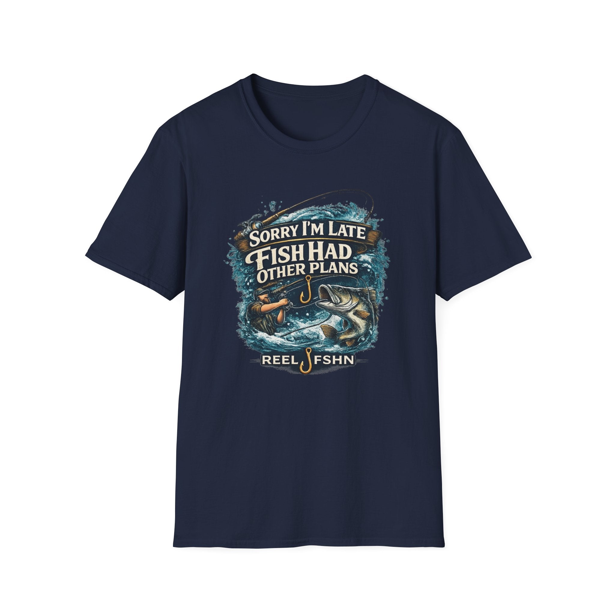 Sorry I'm Late, Fish Had Other Plans T-Shirt