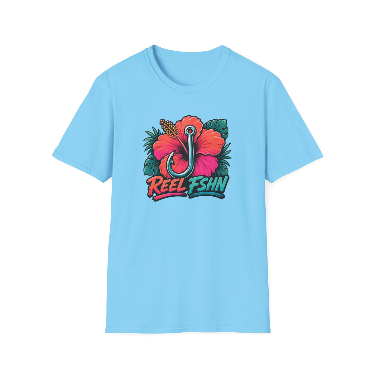 Hibiscus Hook Badge T-Shirt
