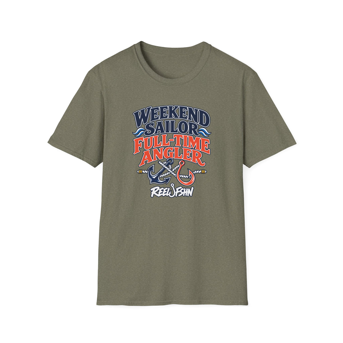Weekend Sailor, Full Time Angler T-Shirt