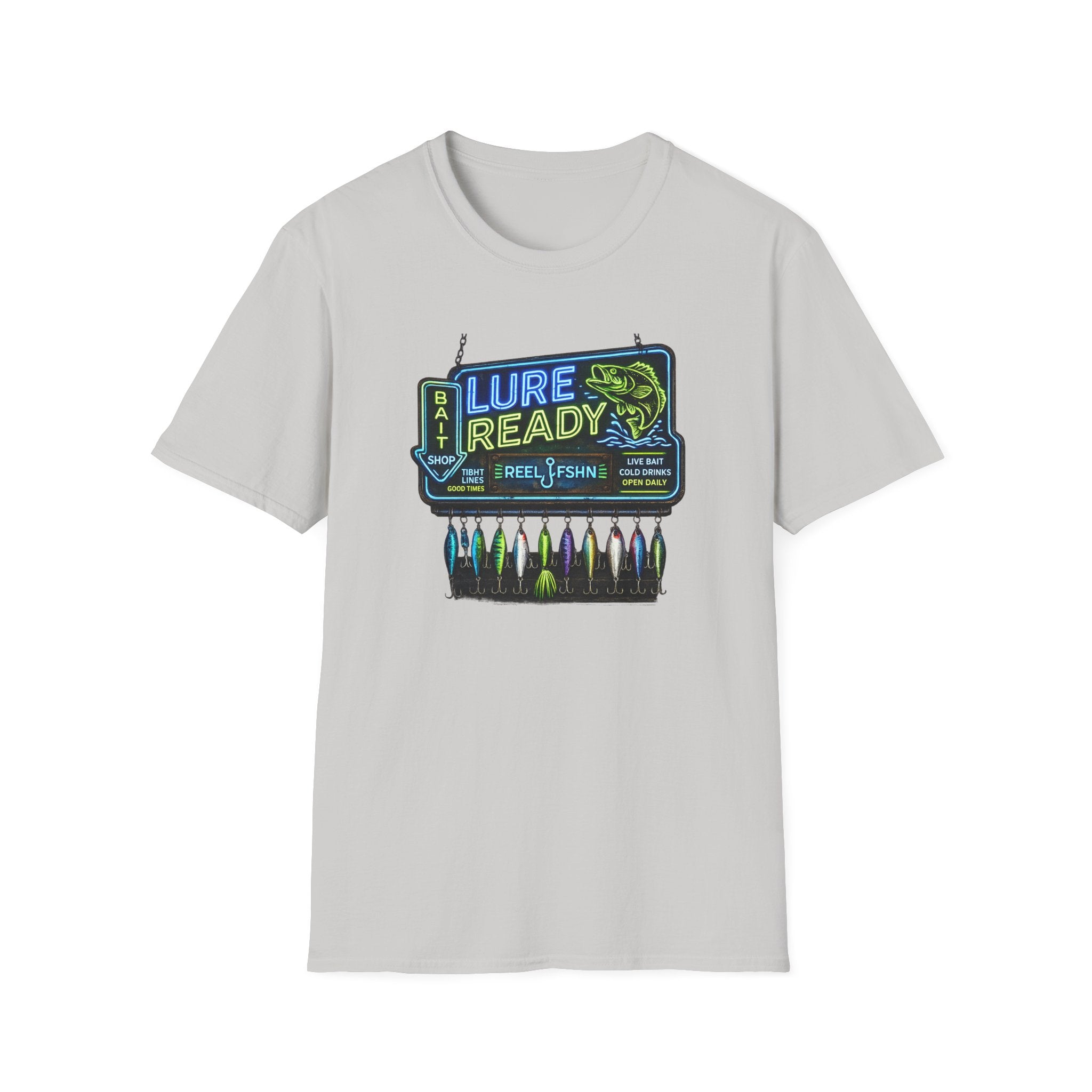 Lure Ready Neon Sign  T-Shirt