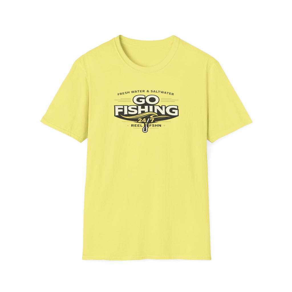 Fresh Water Salt Water Go Fishing T-Shirt