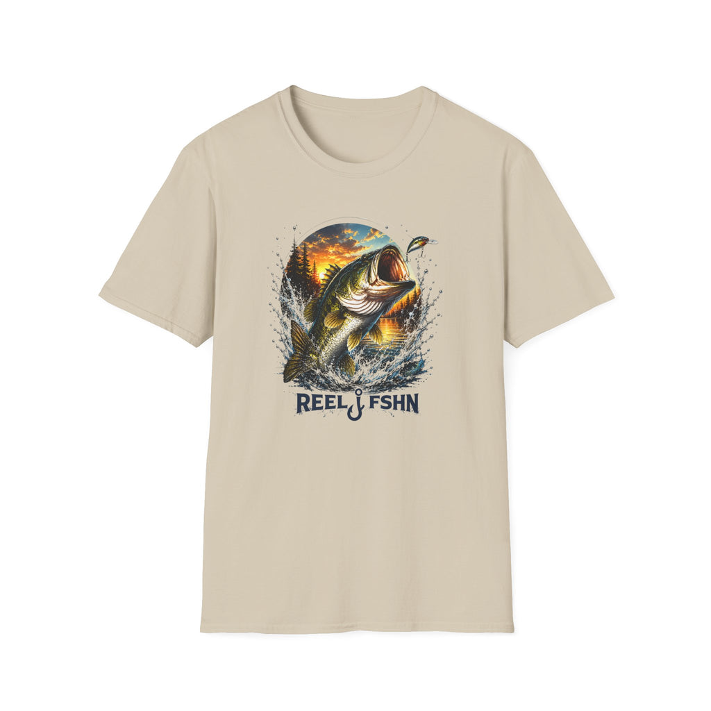 Bass Jumping Out of Water  T-Shirt