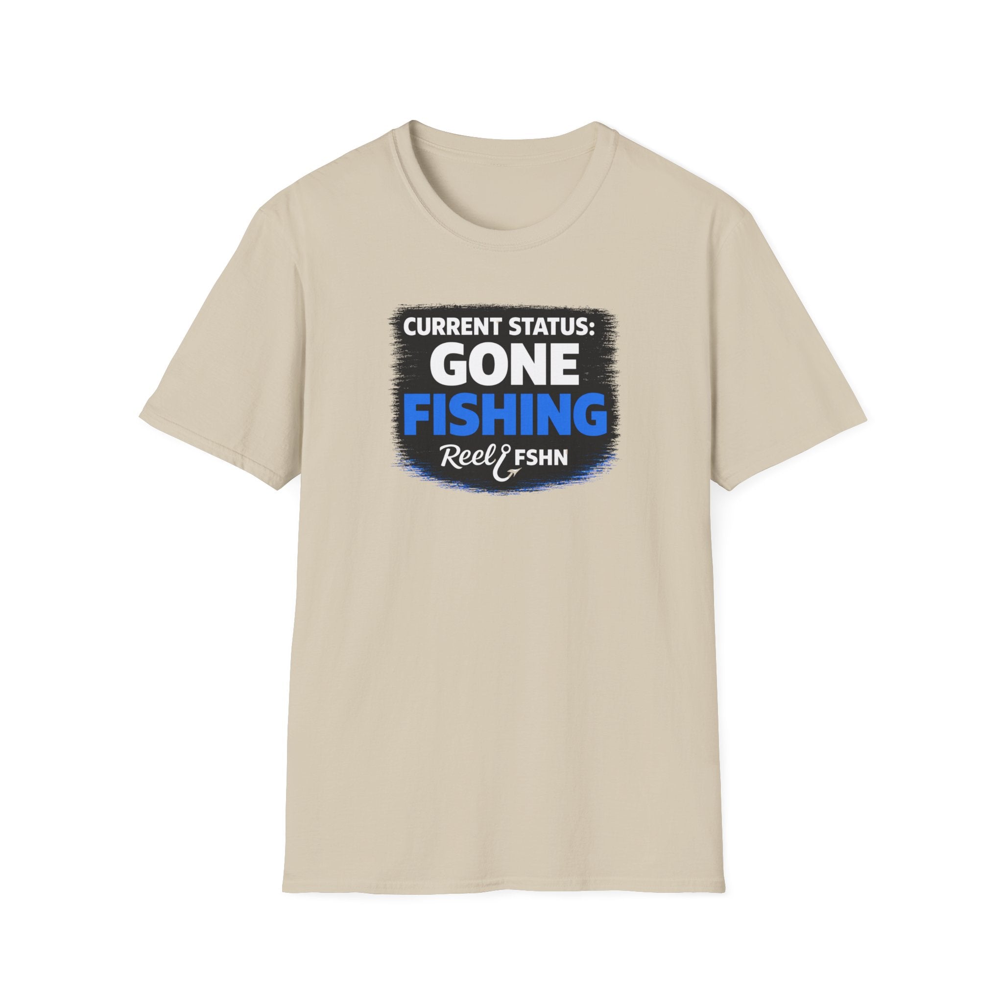 Current Status Gone Fishing T-Shirt